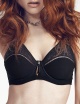 AW11 Modern Vintage Feel Padded Vintage Bras (Black)